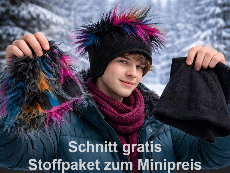 Stoff für Wintermütze