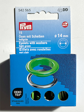 15 Ösen 14mm
