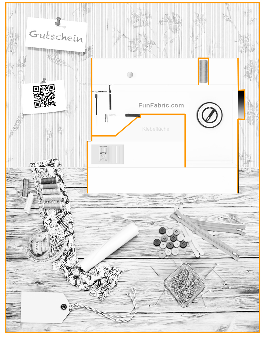 Gutscheinkarte ausschneiden